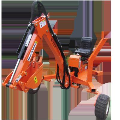 CE Towable Excavator Operating Speed 5-8km/H Atv Backhoe Digger Speed 10-12rpm