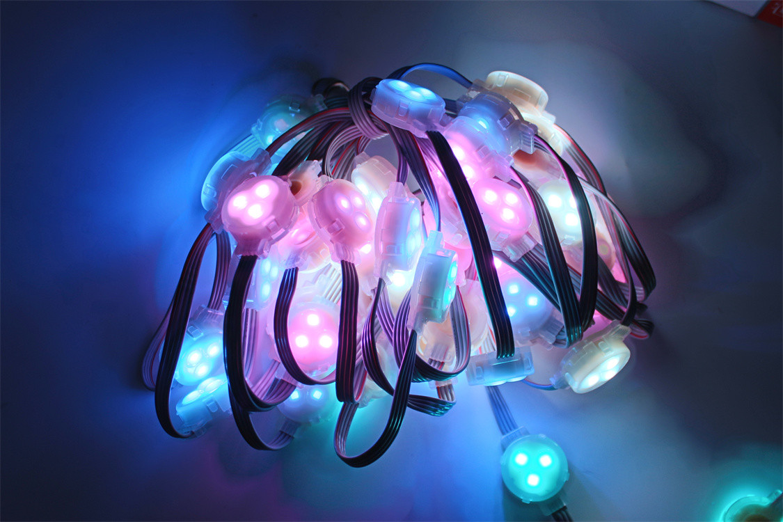 установка пункта СИД 30mm 0.75W DC12V RGB светлая удобного с IP67