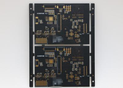 Heavy Copper 6L Black Soldermask Immersion Gold  FR4 Print Circuit Board PCB