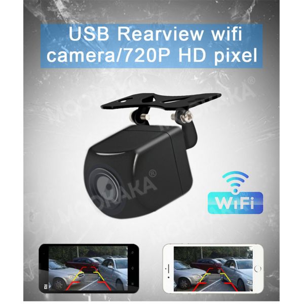 Широкоугольная водонепроницаемая камера ночного видения Wifi Автомобильная задняя резервная камера заднего вида Беспроводная камера заднего вида