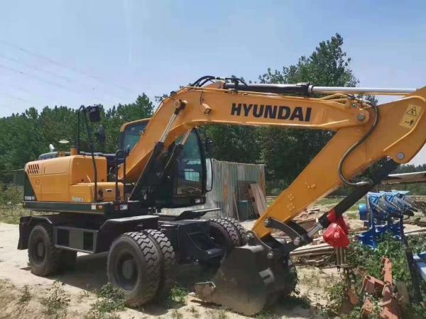 Construction Equipment 15T R150WVS Hyundai Wheeled Excavator
