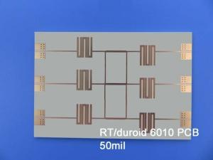 RT/Duroide 6010 RF PCB 50mil 2 camadas PCB rígido com características avançadas
