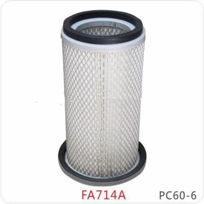 Mini filtro de ar do motor da máquina escavadora para Komastu PC60 6