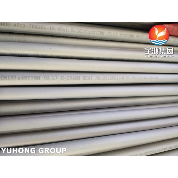 Stainless Steel ASTM A213 TP316L U Bend Tube For Heat Exchanger