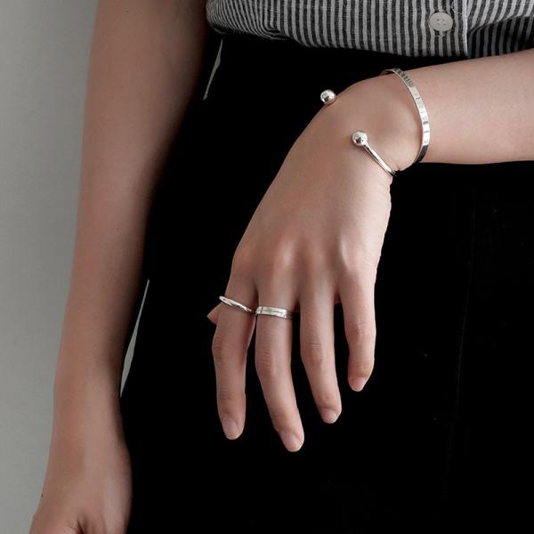 Lanciashow 925 Sterling Silver Cuff Bangle Bracelet Gold Plated Jewelry For Women