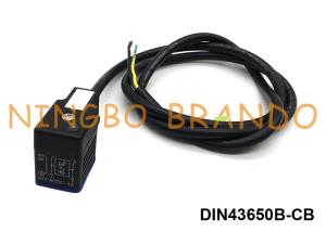 Conector moldado impermeável da bobina do solenoide do cabo de DIN43650B IP67