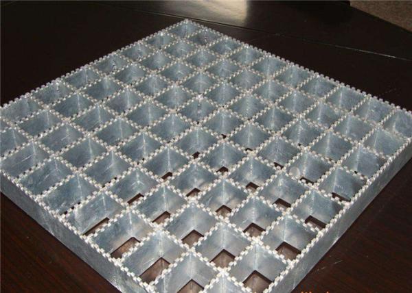Powerful Open Steel Floor Grating , Anti Corrosion Welded Steel Bar Grating