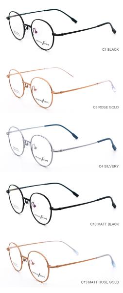Unisexe mode lunettes confortables B lunettes en titane 66365