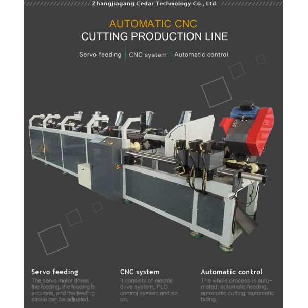 XS-425CNC Automatic Pipe Cutting Machine 300-400mm Blade Size