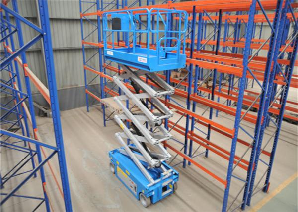 Straight Aerial Tilting Heavy Duty Scissor Lift Dimensional Stable Outdoor Applied