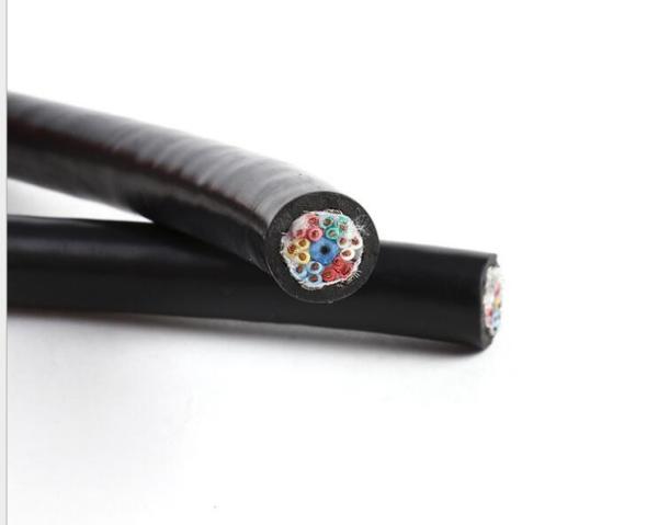 Stranded Industrial Flexible Cable with PUR Sheath , Multi Conductor Shielded Cable