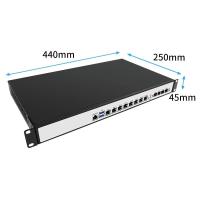 Core I3 I5 I7 Processeur Mini PC industriel avec une fente 1xPCI-E X8 et une fente 2xMini-PCIE
