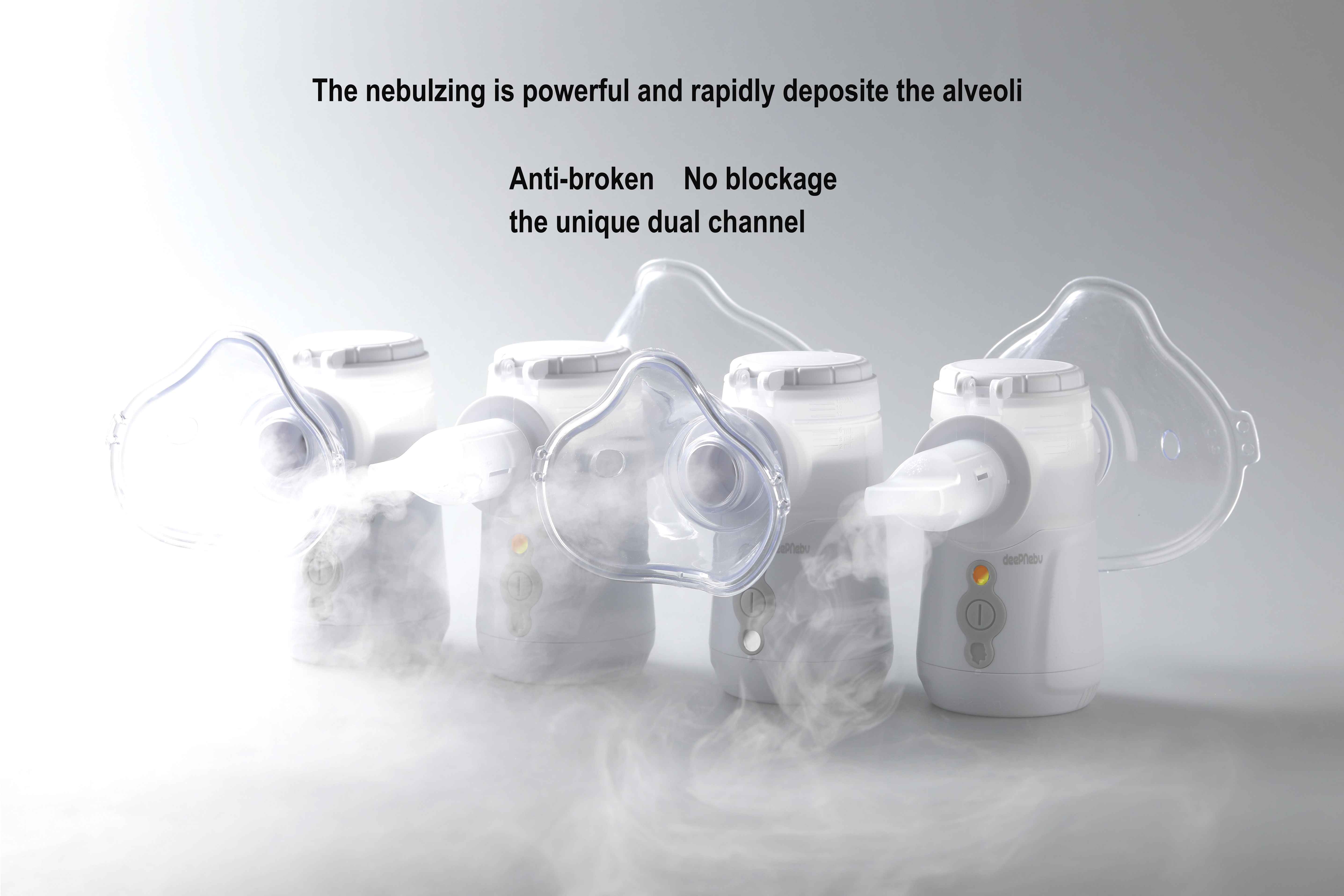 Больница обработки Nebulizer вдыхания домочадца дыша двойная - канал для астмы