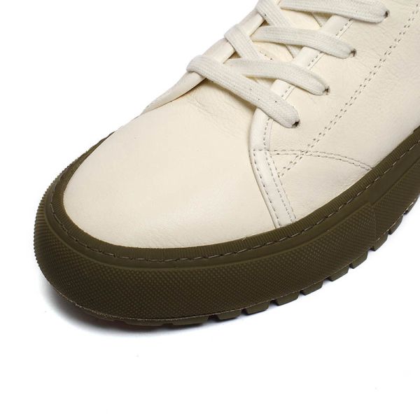 Off White EU 46 Size Anti Odor Mens Leather Casual Boots Fleece Sock