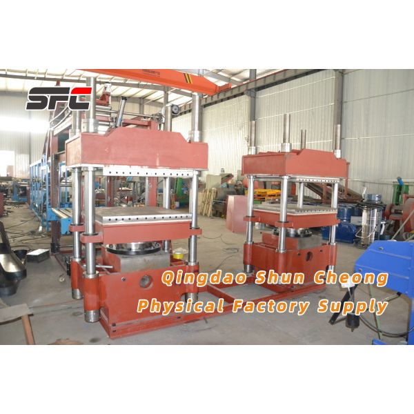 Frame-type Plate Rubber Vulcanizing Press Machine with Temperature Profile Programming and PLC Control System