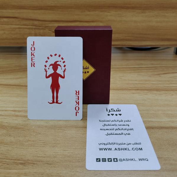 CMYK Plastic Poker Cards Waterproof Plastic For Magic Show