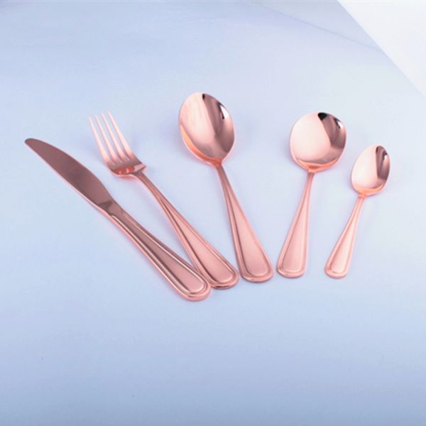 Newto Stainless steel cutlery/rose color flatware/wedding cutlery/copper color silverware