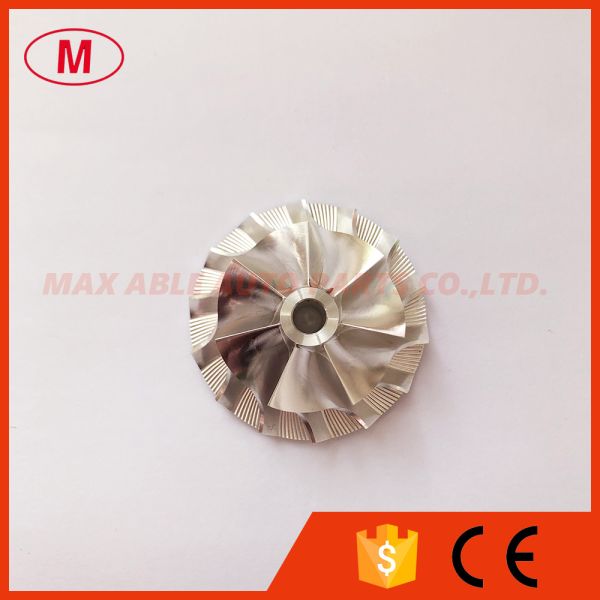 K16 31.20/44.00mm 7+7blades turbocharger milling/aluminum 2618/billet compressor wheel