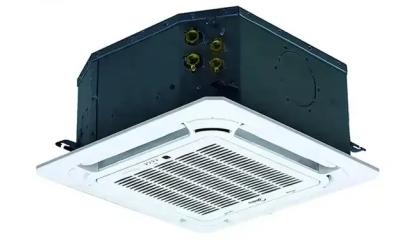 360 Degree Compact Four Way FCU Fan Coil Unit Cassette Chilled Water Heating System 300 To 500CFM