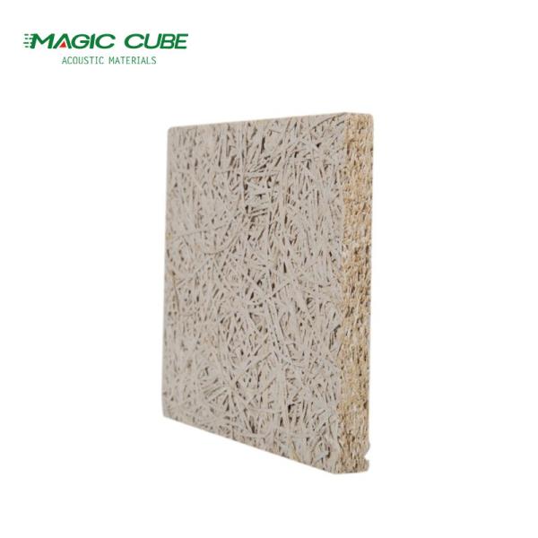 600*2400mm Wood Fiber Acoustic Ceiling Tiles for Wall Decoration in Office Buildings