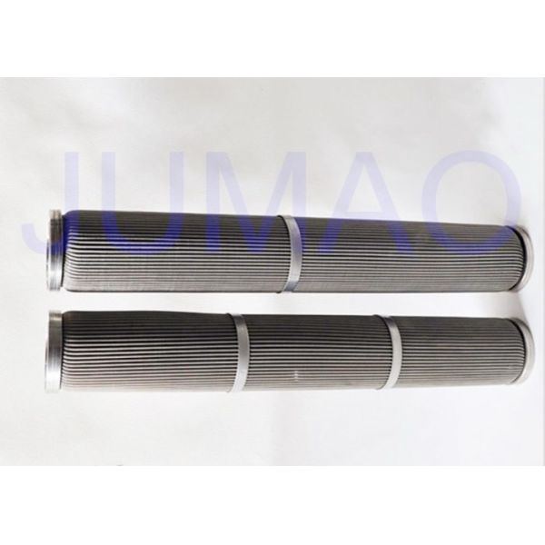 Anti Rust Pleated Filter Element , 316L Stainless Steel Water Filtration Cartridges