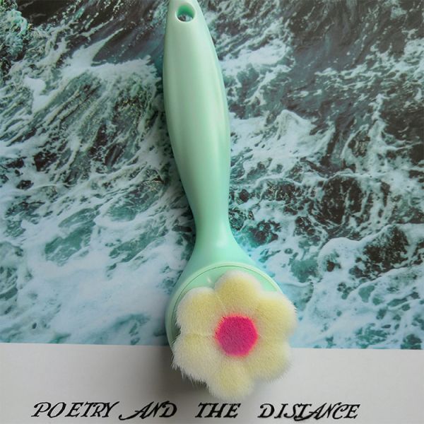 Ручка щетки мягкой щетинки портативная лицевая очищая пластиковая