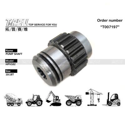 3055594 Steel Excavator HPV102 Hydraulic Pump Shaft Parts