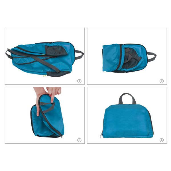 Ultralight Outdoor Sports Travel Back Pack with Custom Logo Print Pattern Zipper Closure