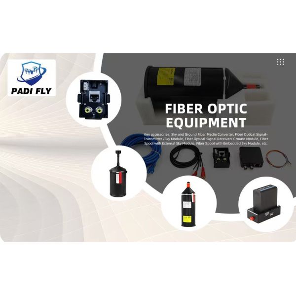 Padi Fly Detection Range 15km Drone Optical Fibe for Cable Anti-Interference Optical Fiber Communication Equipment
