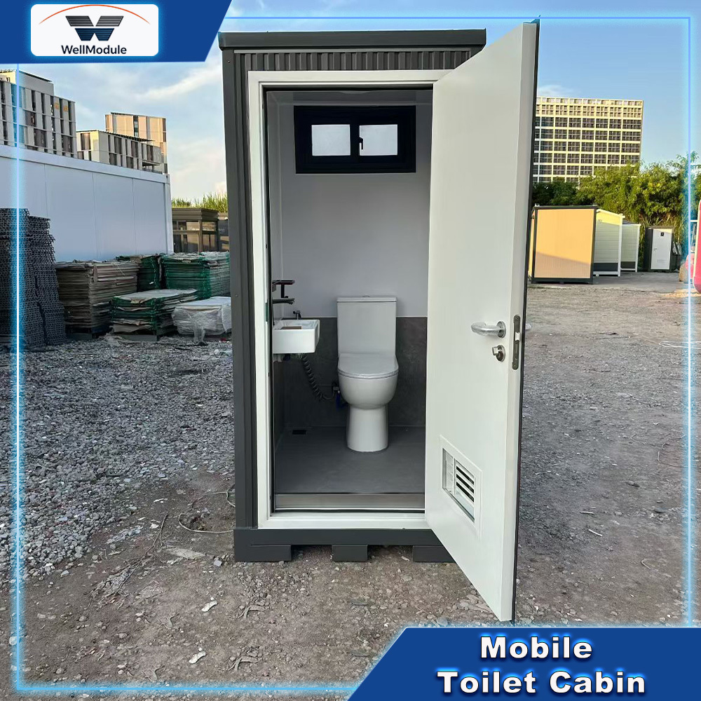 Affordable Portable Toilet Cabin Designed for Quick Setup and at Outdoor Events Construction Sites and Remote Locations