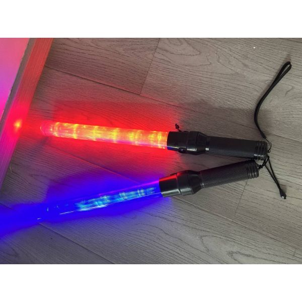 High-Intensity LED Traffic Baton Durable & Rechargeable Safety Signal Wand