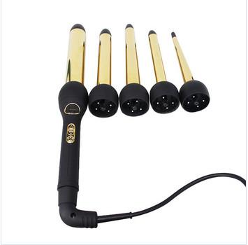 5p Barrel Mini Curling Iron Hairdressing Tool 360 Degree Swivel Cord