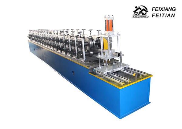 Rack Shelves Pillar Cable Tray Roll Forming Machine PLC Control For Shopping Market