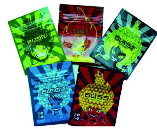 stand up resealable pouch for dried cranberry spice package bag