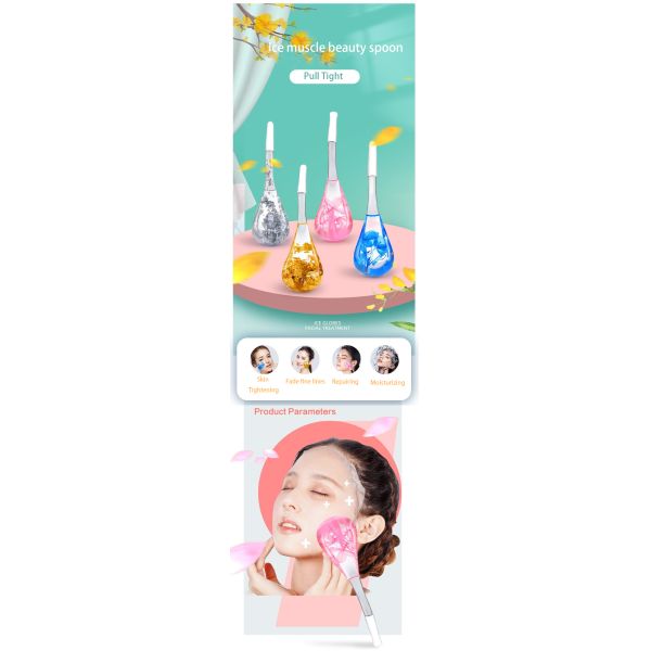 Cooling Spa Globes Cold Roller Ice Globes Facial Skin Care Tools for Women Face Eyes Beauty Esthetician Supplies