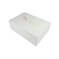 Fermeture magnétique pliable Marque Logo personnalisé Vêtements Boîte à vêtements Emballage Papeterie de luxe Carton rigide