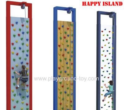 Indoor Vertical Children Climbing Equipment With Climbing Hold With Different Background
