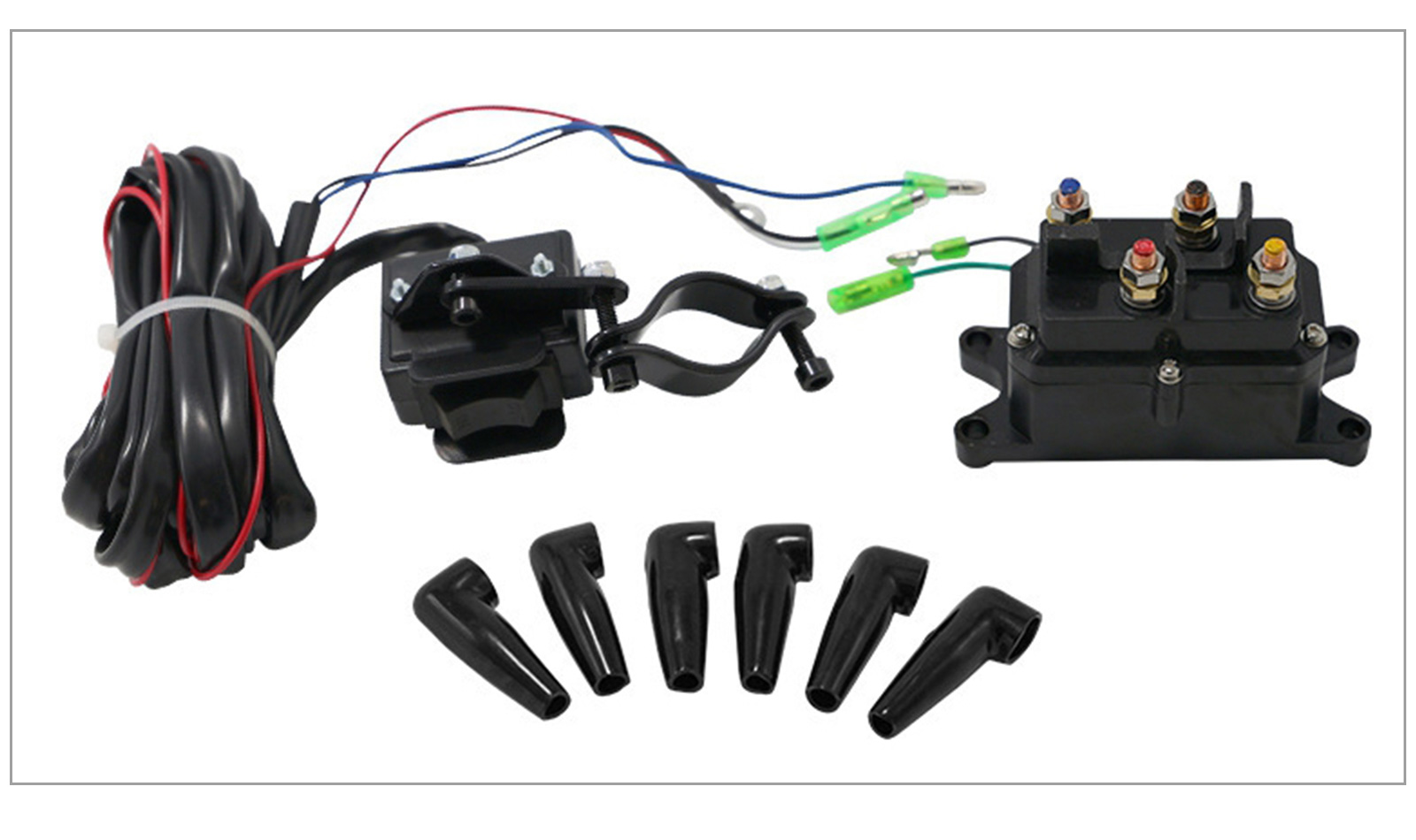 12V 250V ATV UTV Start Winch Control Relay Solenoid 9000 LB