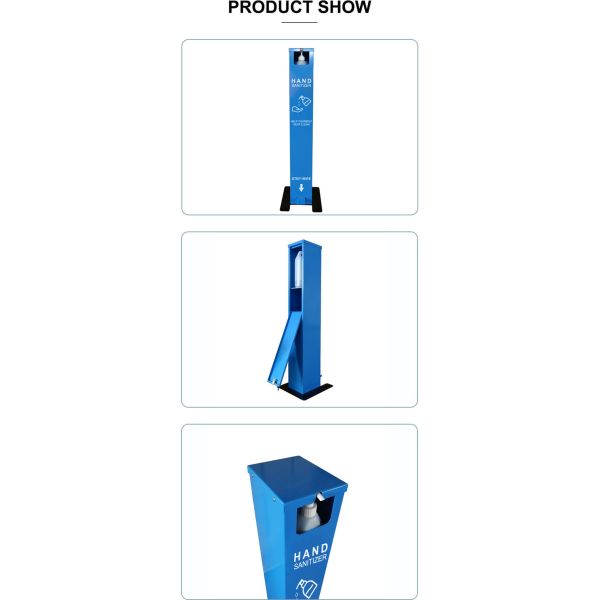 Стойка распределителя дезинфицирующего средства руки нержавеющей стали насоса педали ноги 1 галлона 3.8L