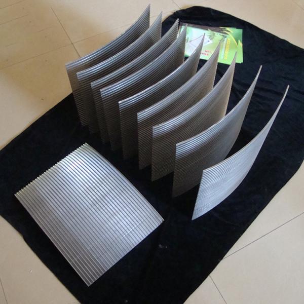 Polishing Johnson Wedge Wire Screens with 7 - 10 mm Thickness