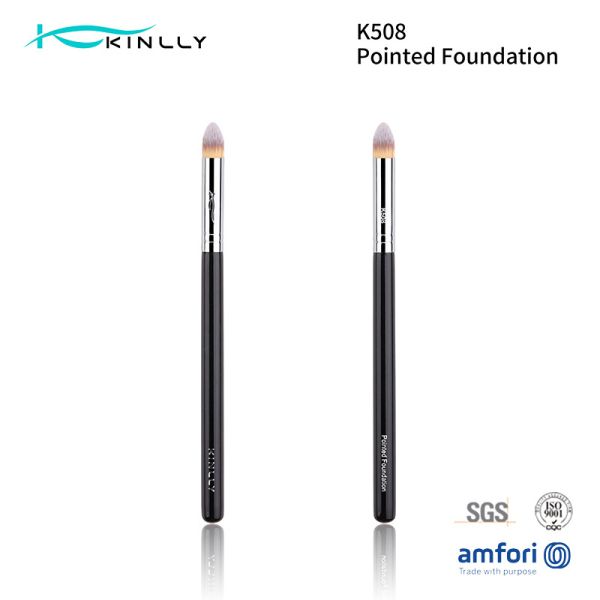 Щетки макияжа Ferrule меди волос ISO9001 нейлона роскошные