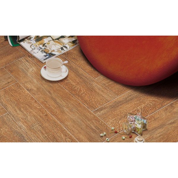 Pisos interiores de madera interiores y exteriores de las baldosas cerámicas del grano de madera del diseño de la casa de la teja de la porcelana de la textura