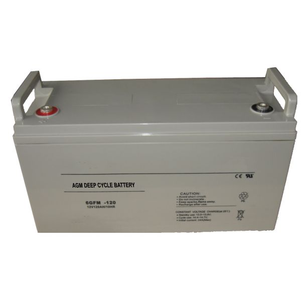 12V120AH Maintenance Free AGM Battery with 10 Year Life for Telecommunications