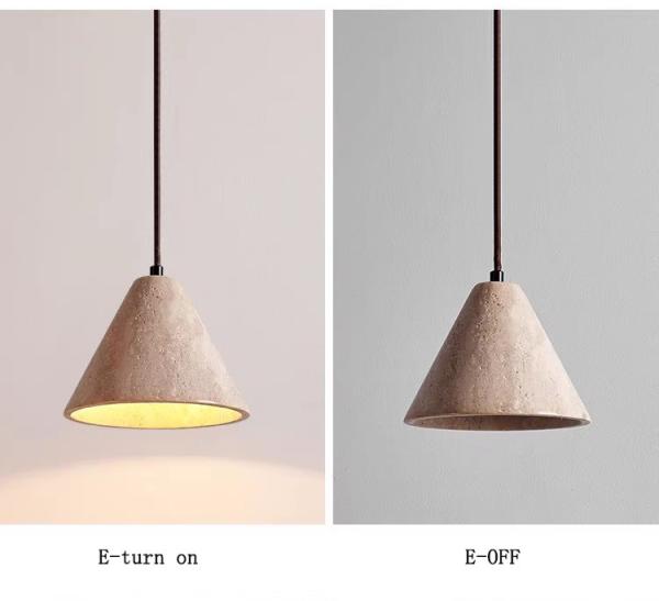 Wabi Sabi Pendant Light Janpanese Stone ceramic pendant light(WH-AP-574)