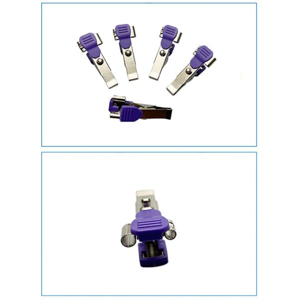 Universal Reusable Veterinary ECG/EKG Electrode Clip 3mm/4mm Sizes Compatible Essential Medical Consumable Animal ECG Monitoring