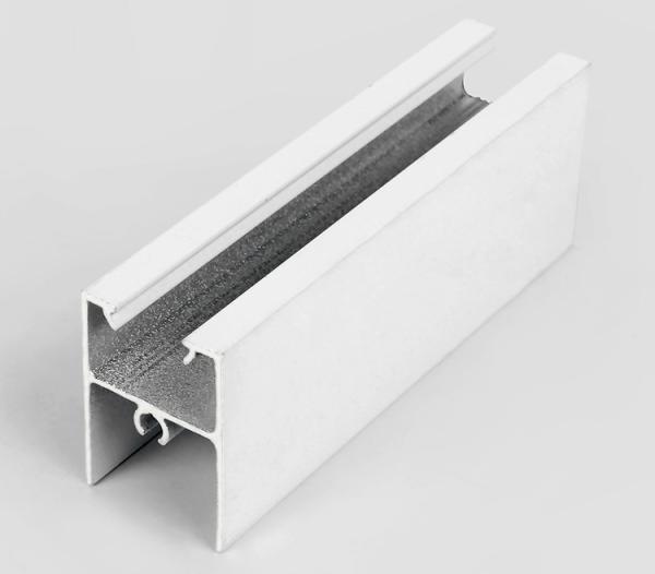 Painting Aluminum Door Frame Material Doors Parts / Powder Spraying White Window Aluminium Profile