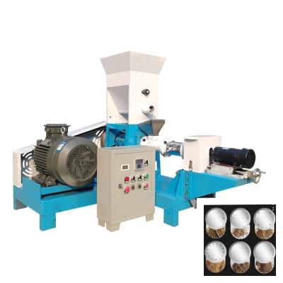200-250kg/H tipo seco elétrico extrusora da alimentação dos peixes com os 6 moldes para livre
