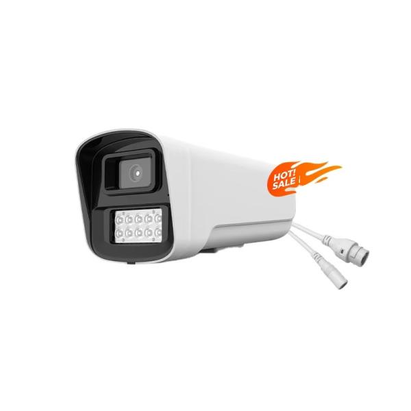 H.265 Caméra réseau résistante aux intempéries OEM 2K IP POE 4MP Starlight Double lumière de la vision nocturne Caméra de sécurité par balles CCTV