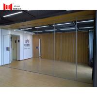 Mur mobile en verre en aluminium ignifuge avec le cadre d'alliage d'aluminium