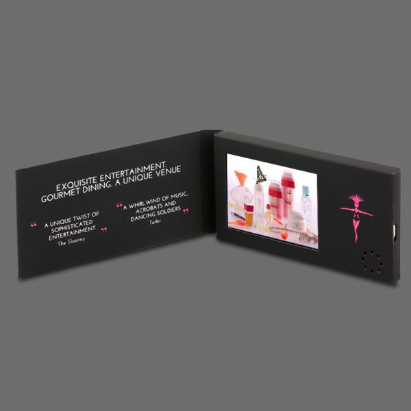 5 Inch 7 Inch 10 Inch Digital Greeting Cards Video Wedding Invitations Card